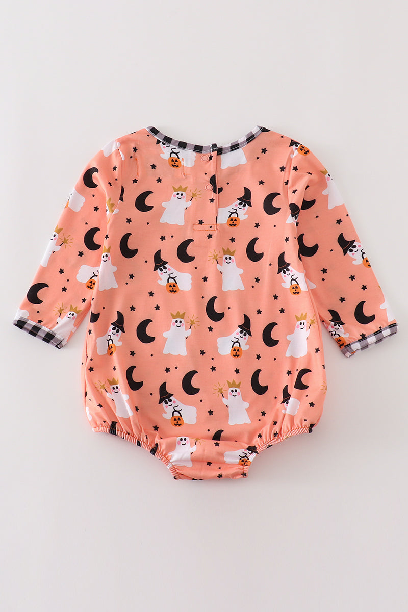 Premium Orange Halloween Ghost Baby Bubble