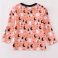 Premium Orange Halloween Ghost Top
