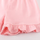Pink Truck Pumpkin Embroidery Girl Set