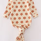 Premium Floral Print Baby Gown