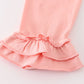 Premium Green Turkey Embroidery Stripe Girl Set