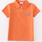 Premium Carmel Football Embroidery Boy Shirt