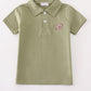 Premium Sage Football Embroidery Boy Shirt