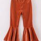 Premium Caramel Velvet Bell Pants