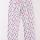 Premium Pink Christmas Santa Claus Print Women Pajama Pants