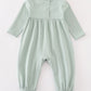 Premium Green Cow Applique Boy Romper