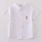 Premium Cross Embroidery Button Down Shirt