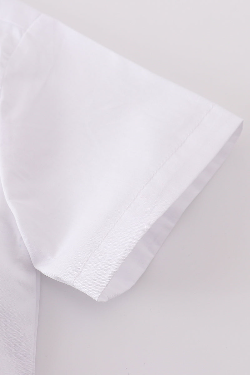 Premium Cross Embroidery Button Down Shirt