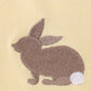 Premium Mustard Bunny Egg Embroidery Top