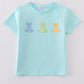 Premium Mint Bunny Embroidery Top
