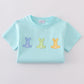 Premium Mint Bunny Embroidery Top
