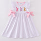 Premium Pink Bunny Bow Dress