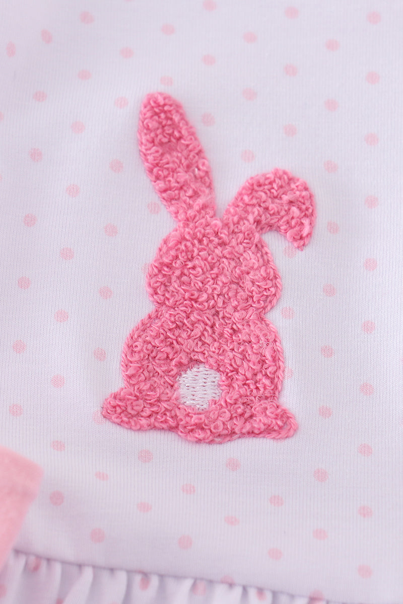 Premium Pink Bunny Bow Dress
