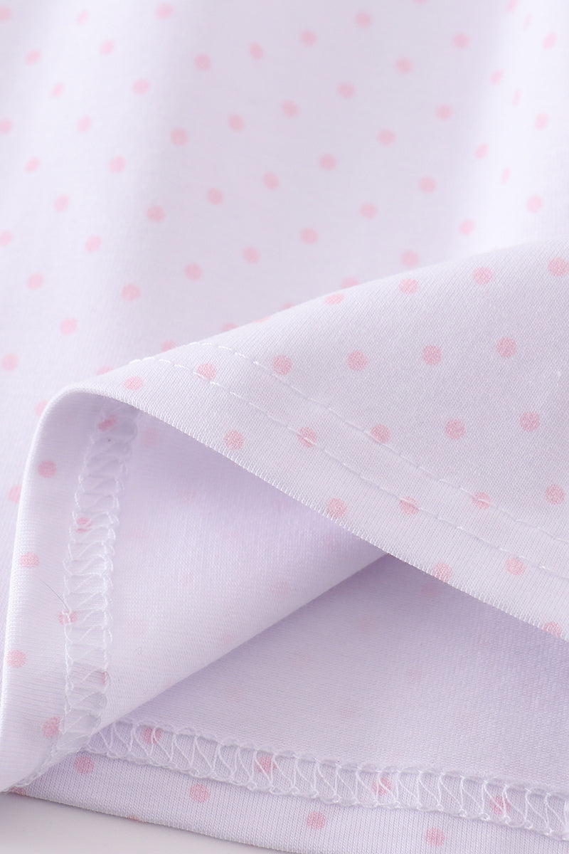 Premium Pink Bunny Bow Dress