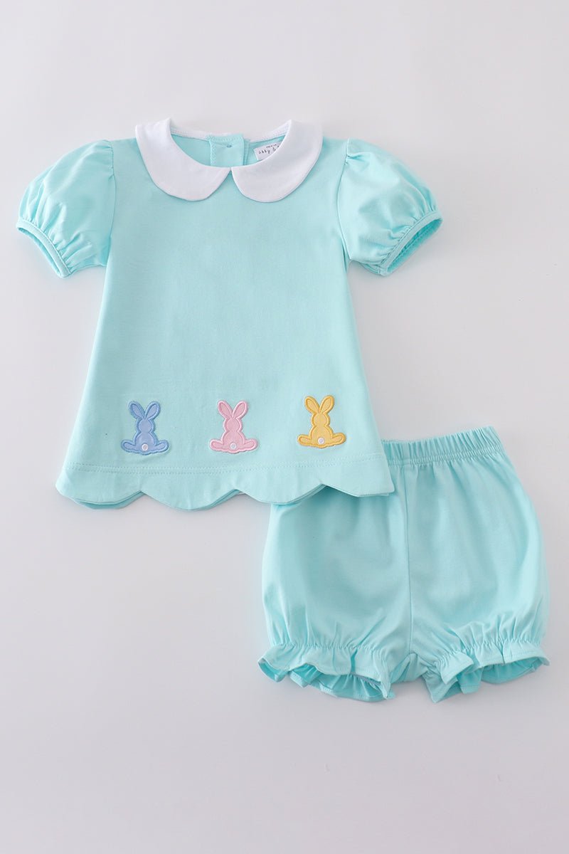 Premium Mint Bunny Embroidery Set