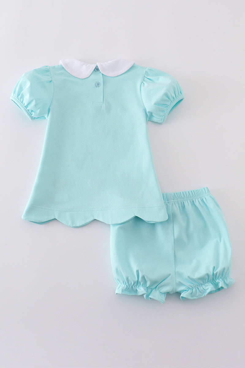 Premium Mint Bunny Embroidery Set
