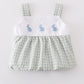 Premium White Bunny Embroidery Bubble