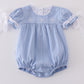 Premium Blue Cross Embroidery Bubble
