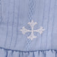 Premium Blue Cross Embroidery Bubble