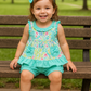 Tropical Breeze Print Bloomer Set