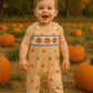 Khaki Embroidery Smocked Jonjon