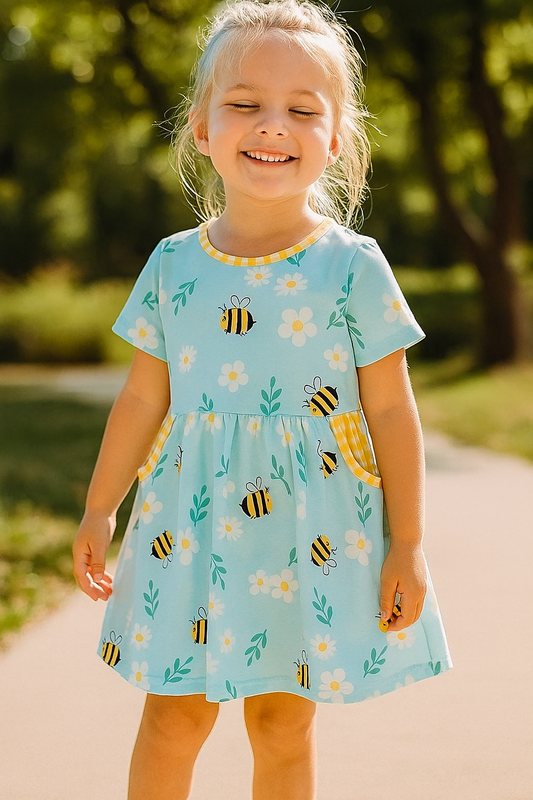 Buzzing Bee Pocket Dress