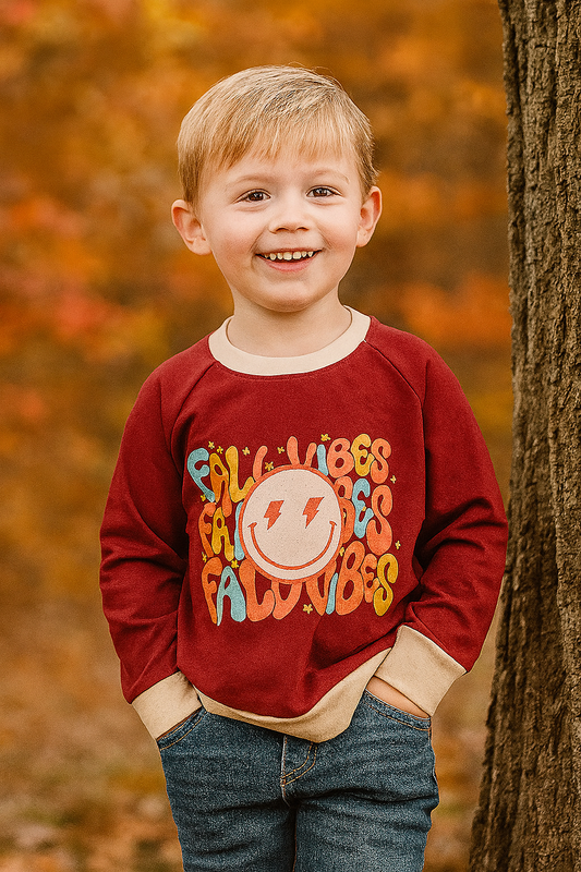 Autumn Smile Boy Top