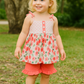 Pink Floral Girl Outfit