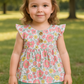 Pink & Aqua Floral Print Bloomer Set