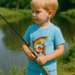 Blue Fish Applique Top