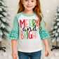 Merry & Bright Ruffle Top
