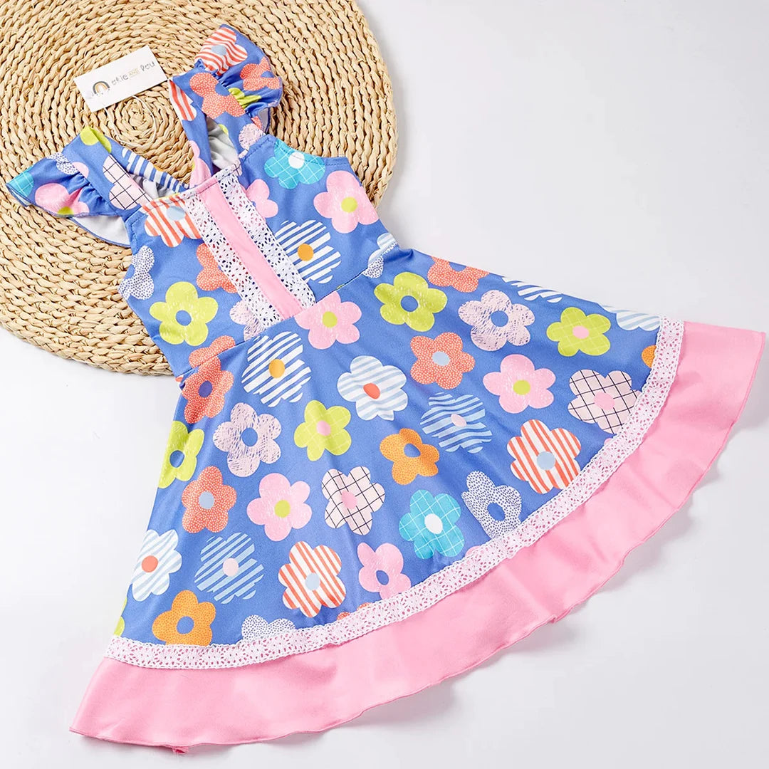 Colorful Flowers Dress