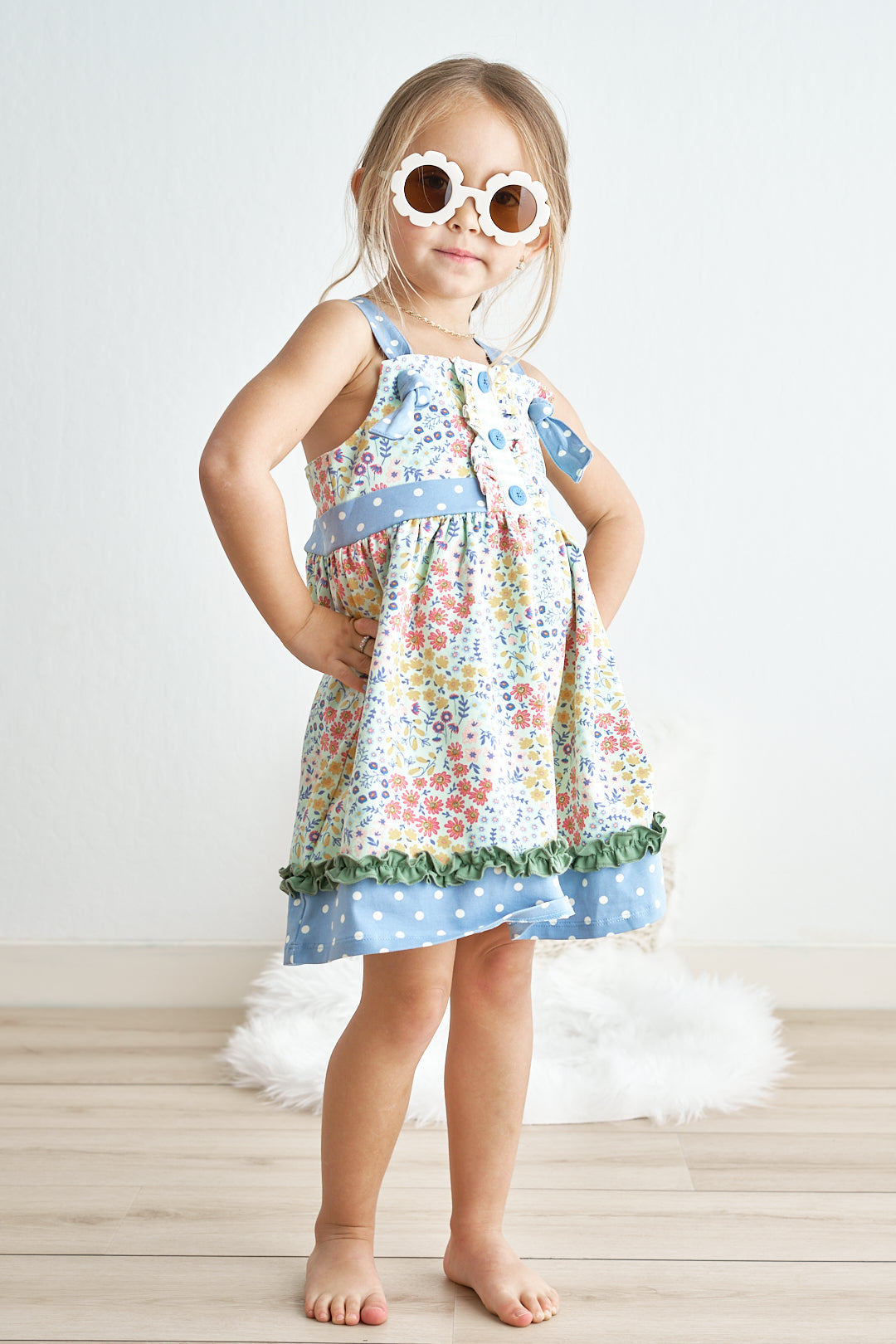 Retro Round Sunglasses Uv400 -Toddler & Kids