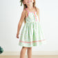 Platinum Star Print Strap Dress