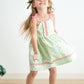 Platinum Star Print Strap Dress