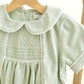 Sage Hand-Smocked Boy Bubble