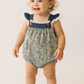 Blue Meadow Charm Lace Ruffle Bubble