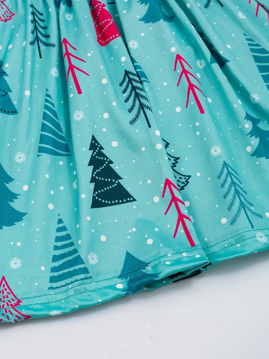 Emerald Pines Holiday Dress