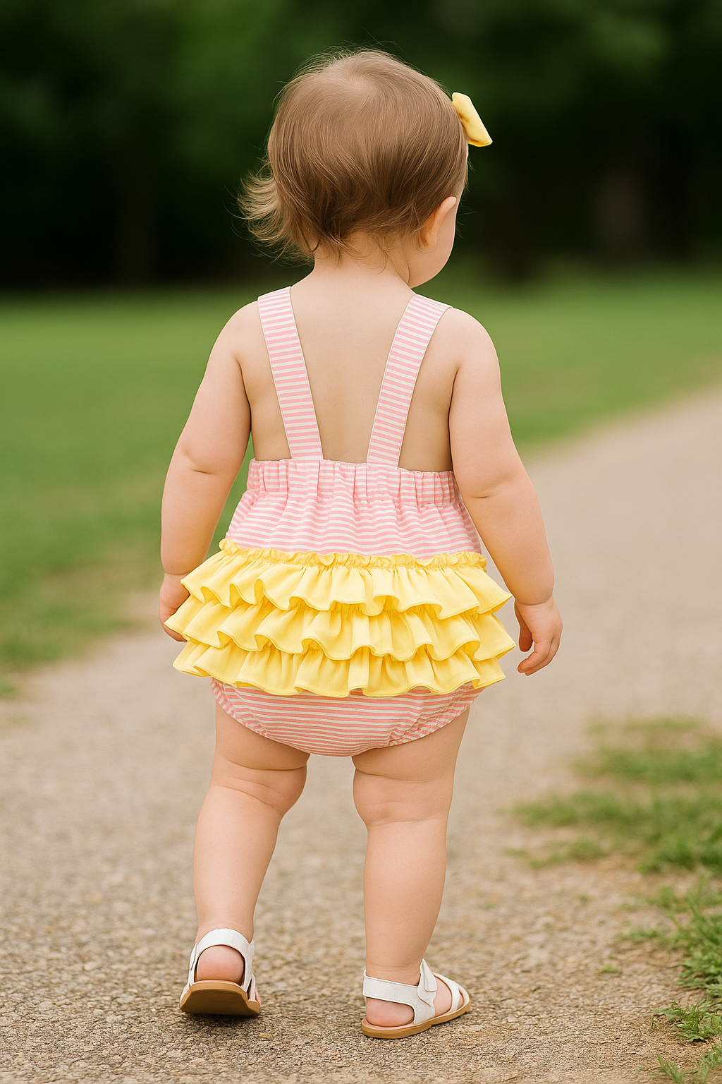 Premium Pink Cross Embroidery Bubble