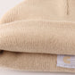 Beige Ribbed Basic Knit Beanie