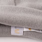 Grey Ribbed Basic Knit Beanie