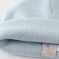 Blue Ribbed Basic Knit Beanie