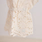 White Hand Embroidery Floral Lace Jumpsuit