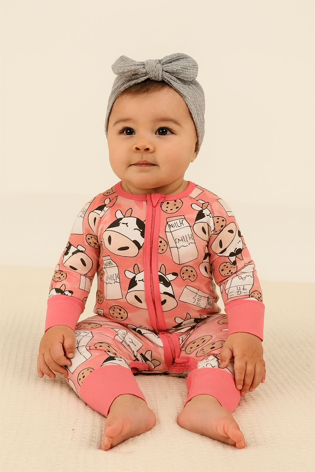 Cows & Cookies Bamboo Convertible Romper