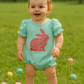 Mint Bunny Sequin Girl Bubble