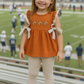 Premium Carmel Football Embroidery Girl Set