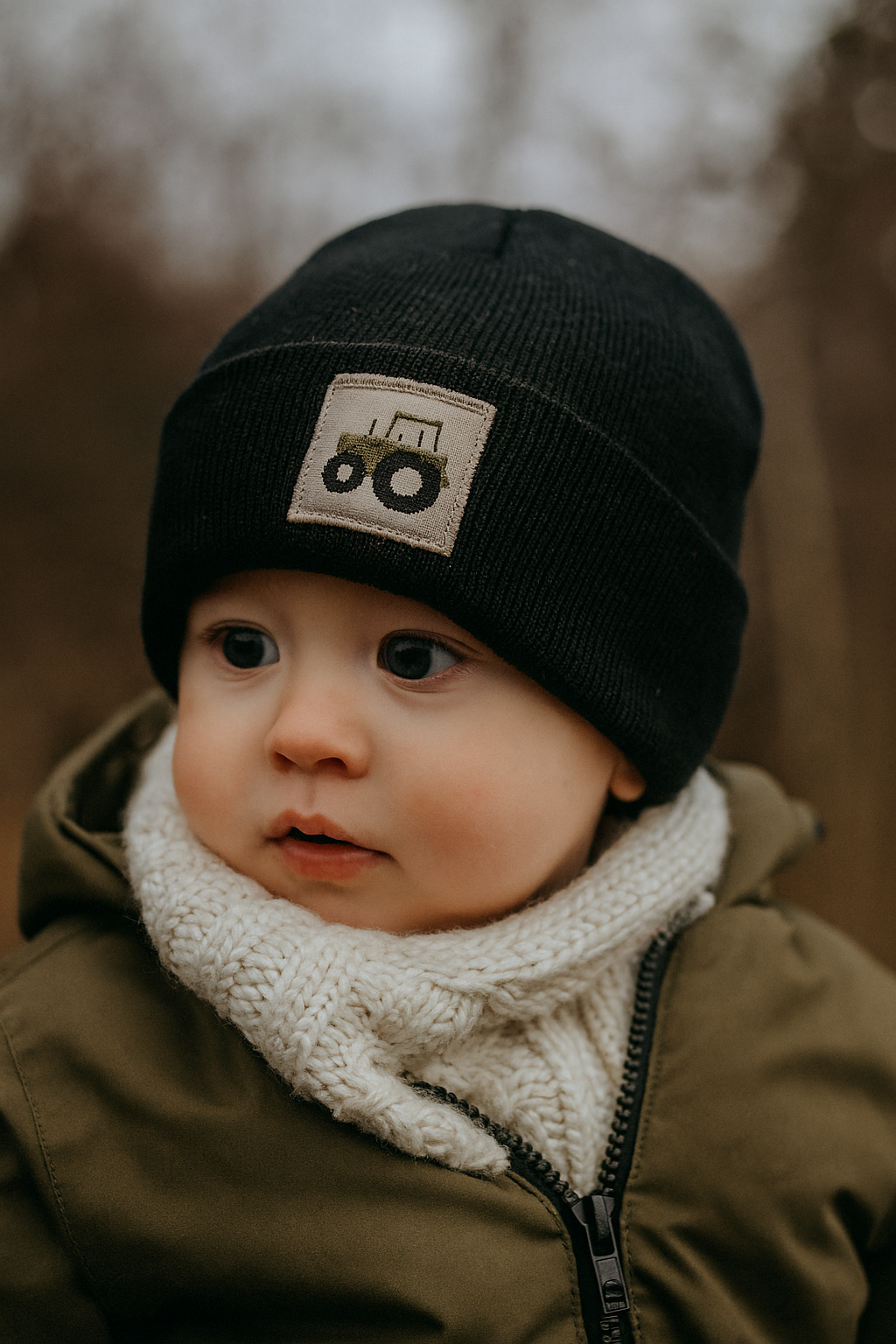 Baby Tractor Beanie