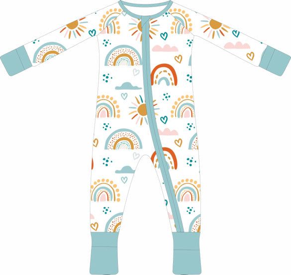 Over the Rainbow Bamboo Convertible Romper