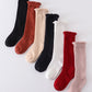 Caramel Knit Lace Knee High Socks