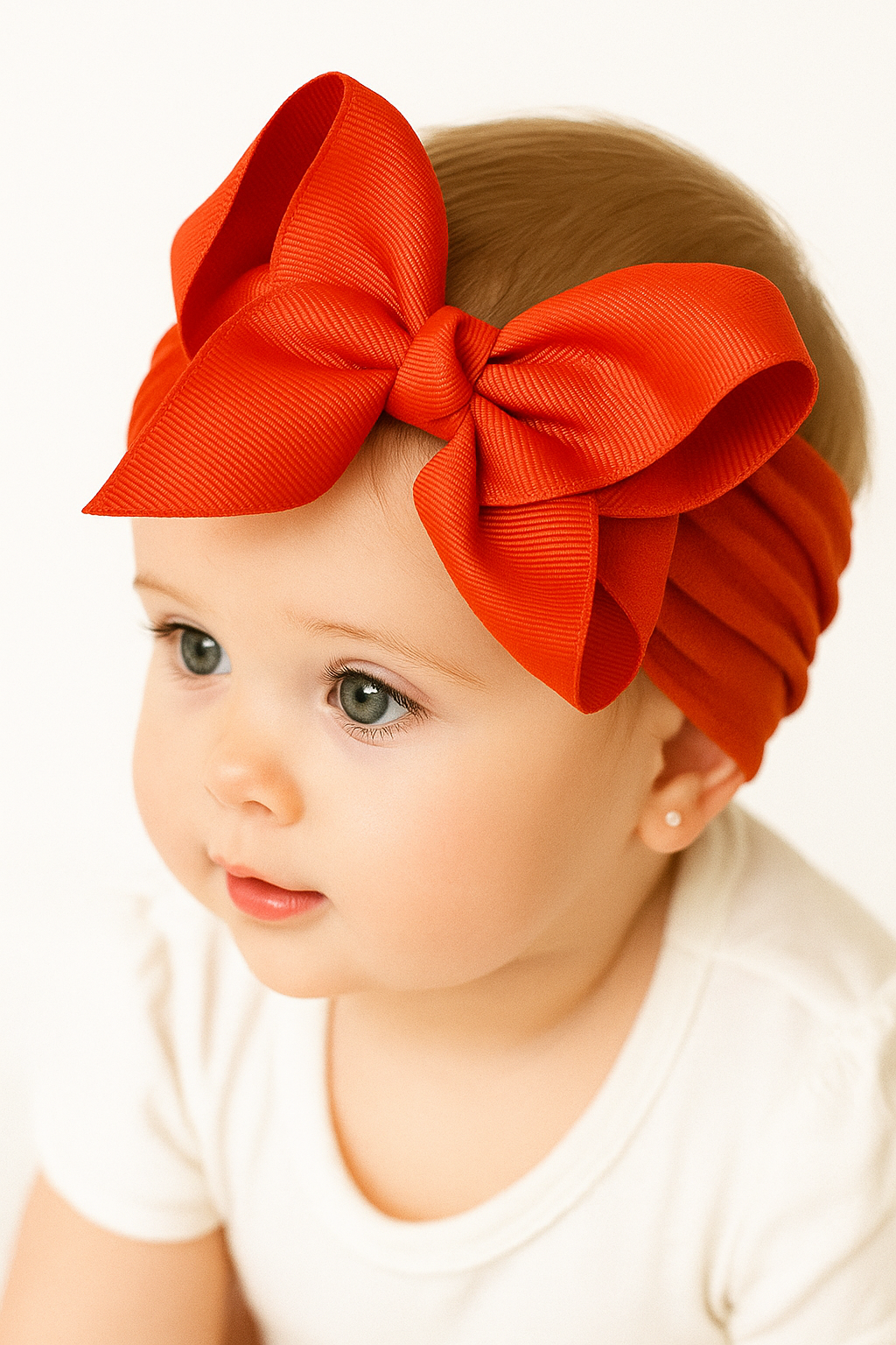 Maddie's Big Bow Headband, 5" Bow Bold, 20 Color Options